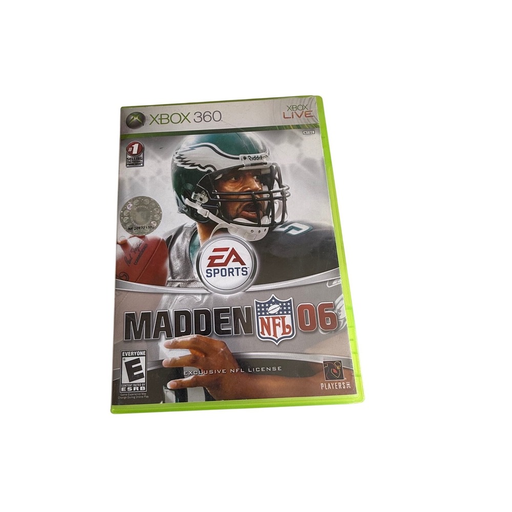 Xbox 360 Madden NFL 06 Video Game Disc and Case